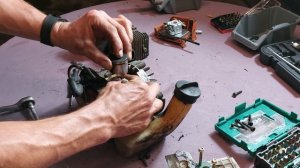 Stihl FS 120 2-STROKE  ENGINE Trimmer  disassembled Freischneider  Tриммер