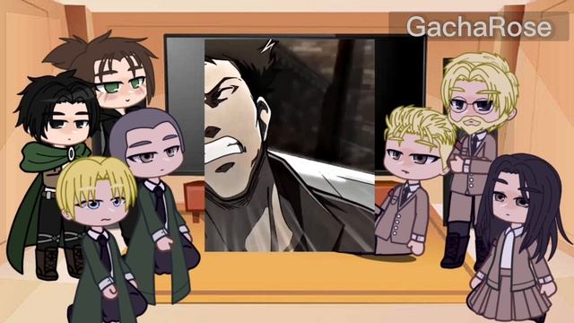 Attack On Titan React To Mikasa Ackerman // Gacha Club смотреть онлайн