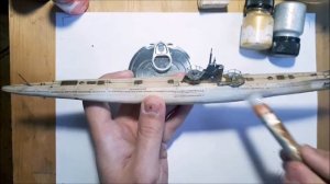 Модель подводной лодки СВОИМИ РУКАМИ! / DIY rubber powered submarine