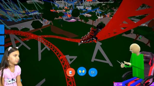 БАЛДИ на ГОРКАХ в ПАРКЕ РОБЛОКС! BALDI в Реальной Жизни Roblox Theme Park ROBLOX Point 2 Валеришка смотреть онлайн