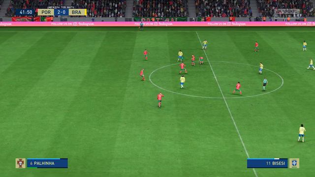 Fifa 23 Португалия против Бразилии.