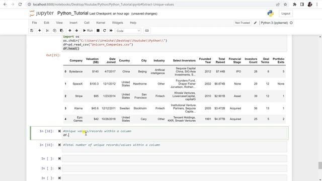 Extract Unique Values in Python || unique() vs. nunique() смотреть онлайн