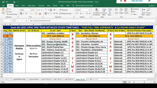 UPSC 2021 | PRELIMS + MAINS  | 365 DAYS TIMETABLE | TEST SERIES |PART 1