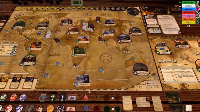 Eldritch Horror - Пробуждение Темного Фараона [полная игра ч. 2] смотреть онлайн