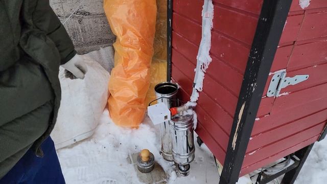 Большое зимнее копчение в деревне. Кура, Форель, Скумбрия. смотреть онлайн