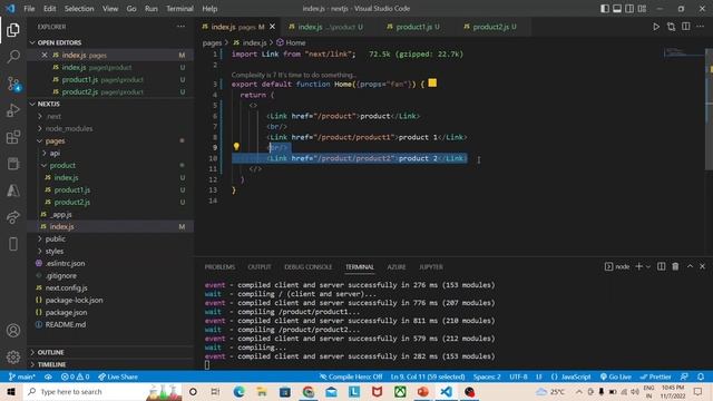 Next.js Tutorial #9 Link Components with route смотреть онлайн