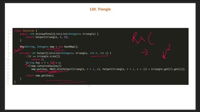 Triangle | triangle | LeetCode 120 | recursive topdown bottom up dp | Amazon смотреть онлайн