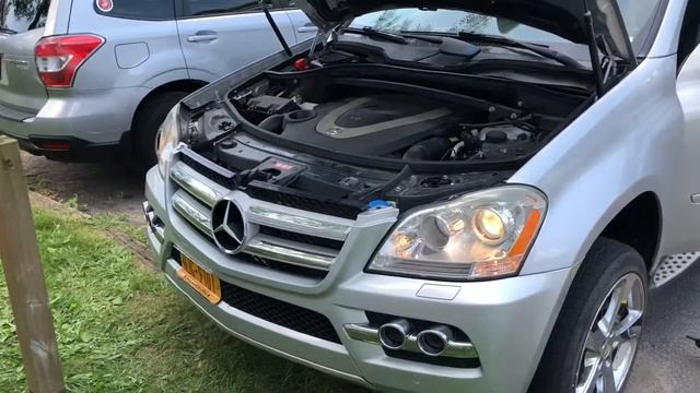 Mercedes GL450 (x164) air filters replacement смотреть онлайн