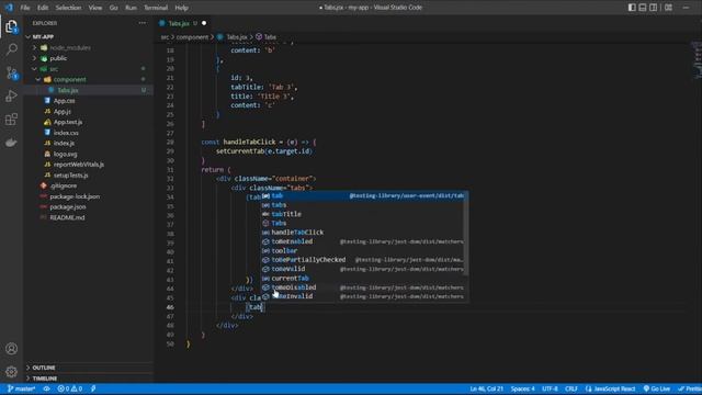 ReactJs simple Tabs using Hook смотреть онлайн