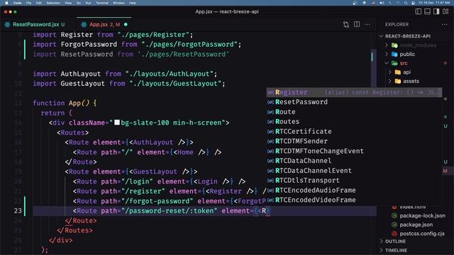 11 Create Reset Password Page | Laravel React Authentication смотреть онлайн