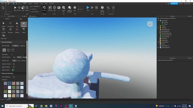 How to Use the TERRAIN EDITOR in ROBLOX STUDIO (NO SCRIPTS) смотреть онлайн