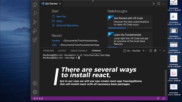 Série pour débutants ReactJS - partie 2 - installation / Beginner 's ReactJS - part 2 - installatio смотреть онлайн