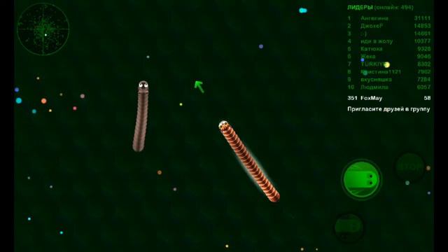 Первый раз играю в Wormax.io не могу дойти до топа смотреть онлайн