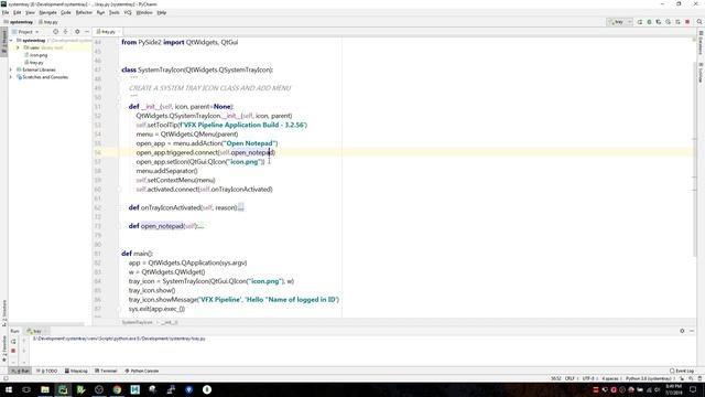 Create System Tray Application using Python and Qt смотреть онлайн