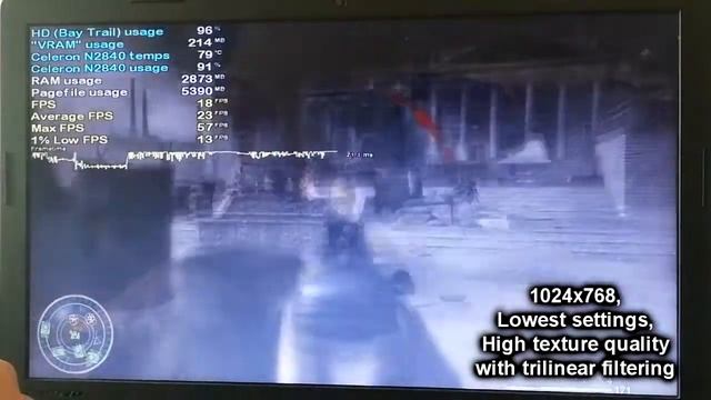 COD: World at War on LOW-END LAPTOP || Intel Celeron N2840, Intel HD Graphics (Bay Trail), 4 GB RAM смотреть онлайн