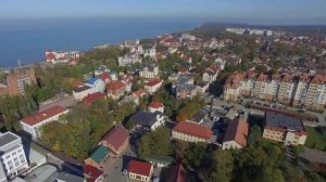 Путь от вокзала до Хостела АРТ Зеленоградск с высоты птичьего полета