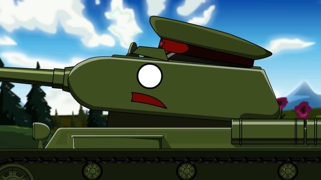 КВ44 идет в атаку - мультики про танки(ТаНкоаниме)