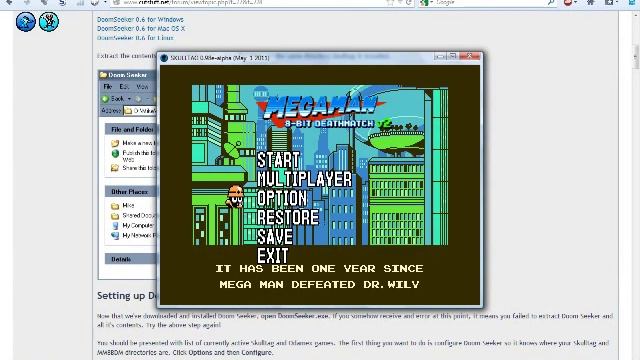 How to Install Mega Man 8-Bit Deathmatch (And where to find wads) смотреть онлайн