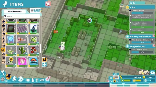 Gameplay Two Point Campus Wizardry Course смотреть онлайн