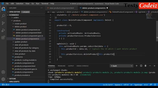 Angular 10 E-commerce project from scratch,Ecommerce project from scratch,Delete product in Angular смотреть онлайн