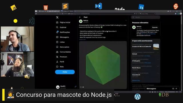 Concurso para mascote do Node.js смотреть онлайн