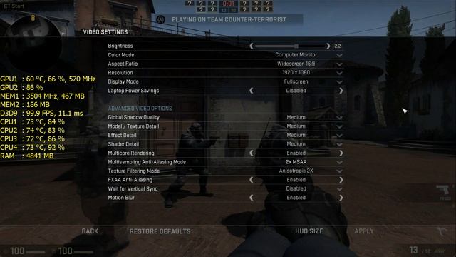 Counter Strike GO i5 7300HQ GTX 1050 16GB RAM (All Settings Tested) смотреть онлайн
