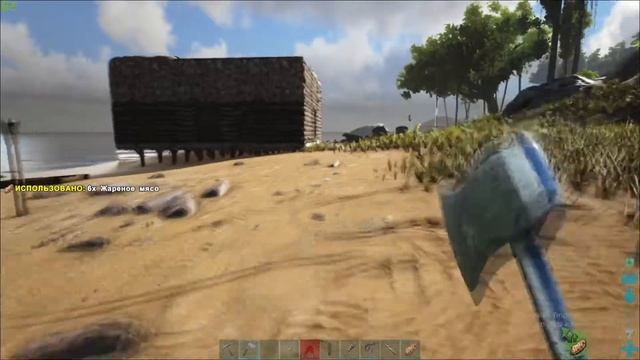 ark survival добыча ХИТИНА\КЕРАТИНА и приручение ДОДО смотреть онлайн