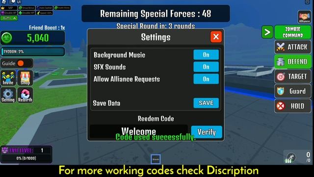 All *New* Zombie Wars Tycoon Codes (June 2023) l Latest Working Roblox Zombie Wars Tycoon Codes смотреть онлайн
