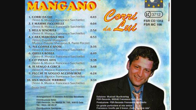 DAVIDE MANGANO CARA MARONNA MIA .wmv смотреть онлайн