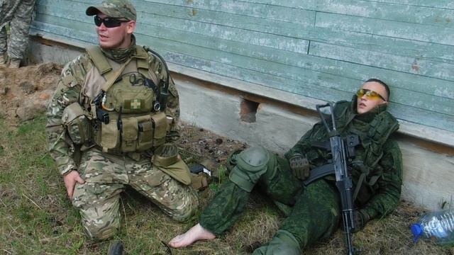 Страйкбольная игра Жажда 2016. Часть 5 Зачистка и травма. смотреть онлайн
