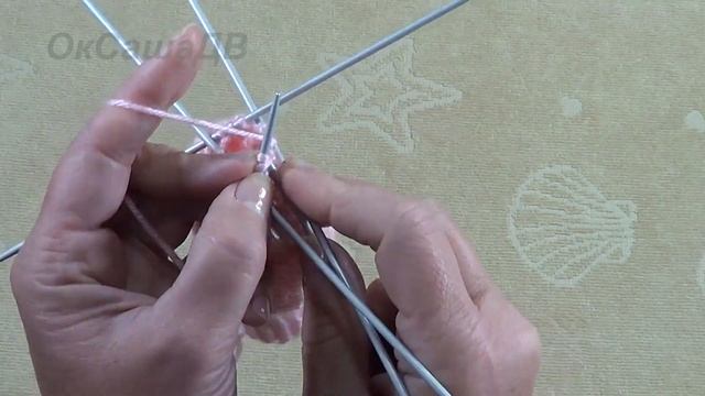 Рукавички - царапки для новорожденных спицами. Вяжем с Оксаной Валерьевной. смотреть онлайн