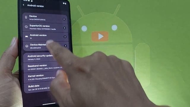 Superior Extended 14 Unofficial For Poco X3 Android 14 ROM Update: 240128