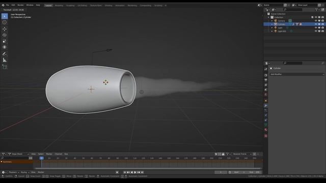 Making a Volumetric Jet Material for Eevee - Blender 2.91 tutorial смотреть онлайн