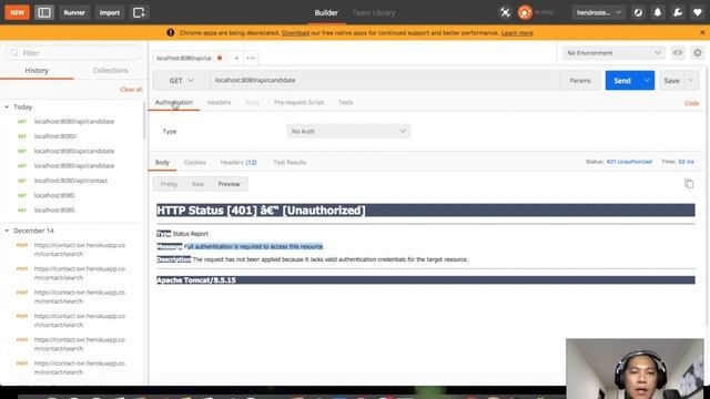 Basic Auth with Springboot and Angular смотреть онлайн