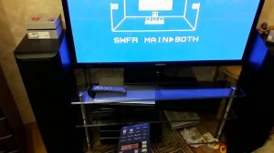 Настройка размера колонок на ресивере YAMAHA RX V1200RDS