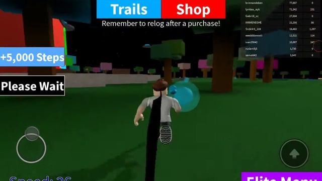 Run run! Симулятор бега в ROBLOX! смотреть онлайн