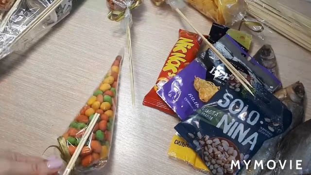 Мужской букет/ на любой праздник/ своими руками смотреть онлайн
