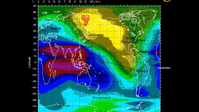 Global Ionospheric foF2 Map January 01 ~ 07, 2013 смотреть онлайн