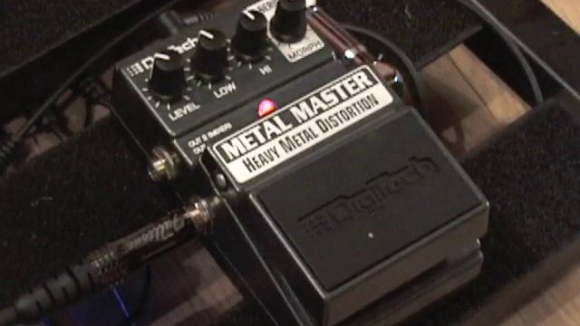 Digitech X-Series Metal Master guitar distortion effects pedal demo смотреть онлайн