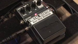Digitech X-Series Metal Master guitar distortion effects pedal demo