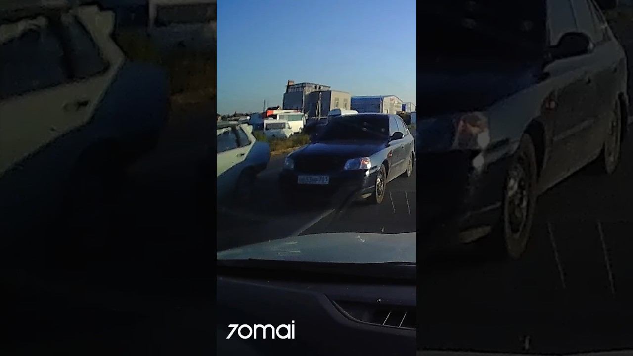 чем он думает? шок ! вылетел на встречку ! #shorts смотреть онлайн