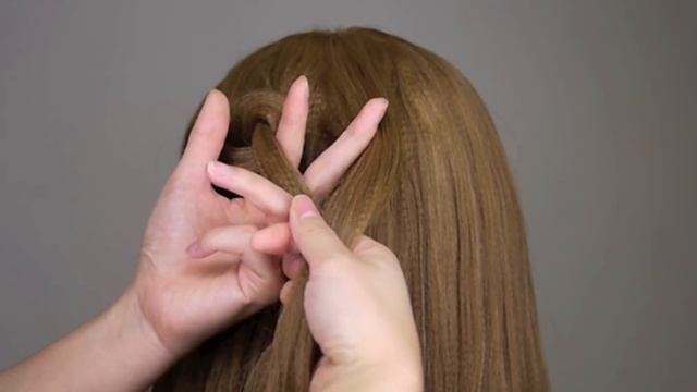 Easy Big Loop Braids Hair Tutorial смотреть онлайн