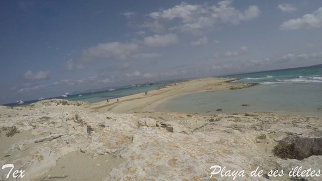 Formentera Playa de ses illetes (GoPro Hero 4K TimeLapse 180° Panning Time) смотреть онлайн
