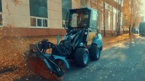 НОВИНКА! Мини погрузчик РФ с шарнирной рамой / Российский аналог Avant, MultiOne.#минипогрузчик