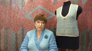 Жилет "Цветной". Мастер-класс по вязанию крючком от О. С. Литвиной.