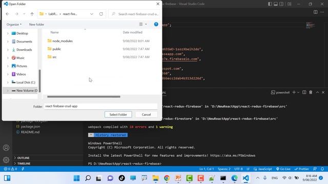 web207 Tạo ứng dụng ReactJS kết nối firebase P1 смотреть онлайн