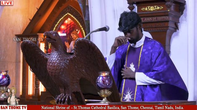 🔴 Live | Holy Mass from Shrine Basilica in Tamil (30-03-2021 @ 6:00 p.m) смотреть онлайн