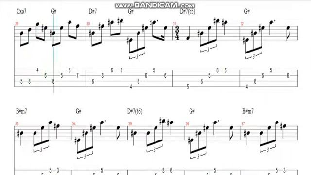 Nocturne in C-Sharp Minor_Frederic Chopin (bass tab, duet w/ piano) смотреть онлайн