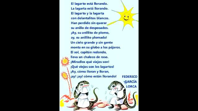 Canción del lagarto, Federico García Lorca & Amancio Prada смотреть онлайн