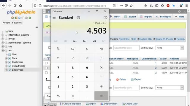 SQL - AVG смотреть онлайн